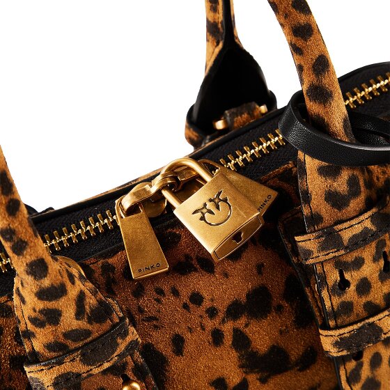 PINKO Bowling Bag Sac à main Cuir véritable 29 cm