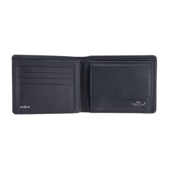 Golden Head Polo Porte-monnaie Protection RFID Cuir véritable 12 cm