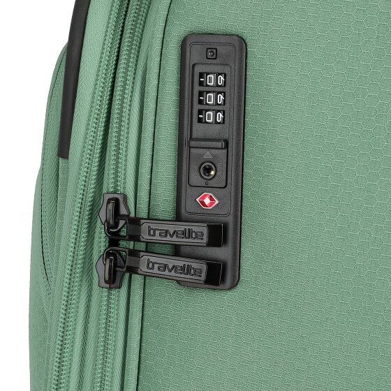 Travelite Kick Off 4 roues Valise cabine M 67 cm avec soufflet d'extension