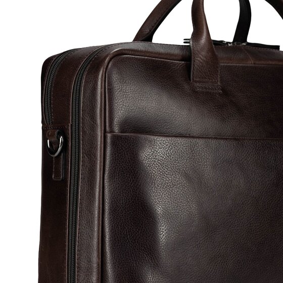 Jost London Attaché-case Cuir véritable 40 cm Compartiment ordinateur