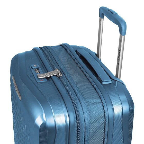 Gabol Queens 4 roulettes Set de valises 4 pièces avec soufflet d'extension