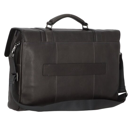 Piquadro Kobe Attaché-case Cuir véritable 42 cm Compartiment ordinateur