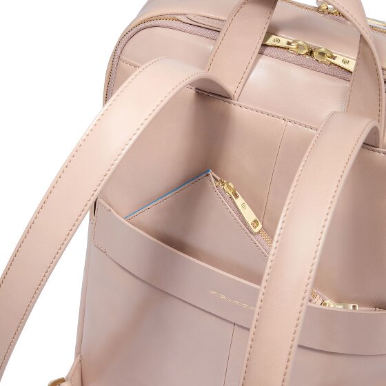 Piquadro Blue Square Daypack Protection RFID Cuir 37 cm Compartiment pour ordinateur portable