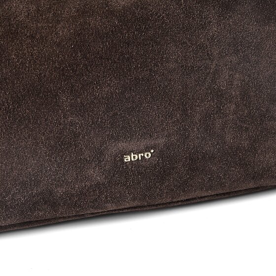 abro Ebony Sac à bandoulière Cuir véritable 39 cm