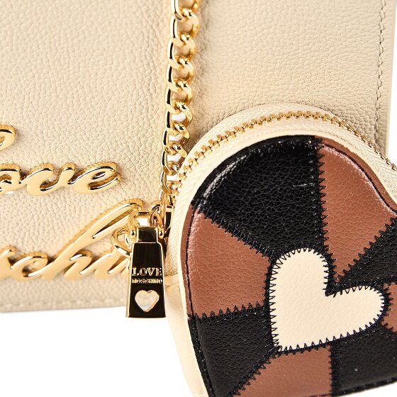 Love Moschino Heart Charm Sac à main Cuir véritable 21 cm