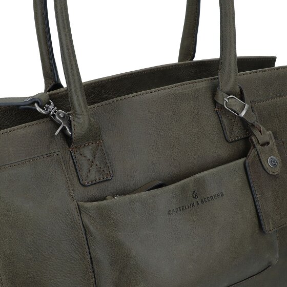 Castelijn & Beerens Carisma Sac à bandoulière RFID en cuir 38 cm Compartiment pour ordinateur portable