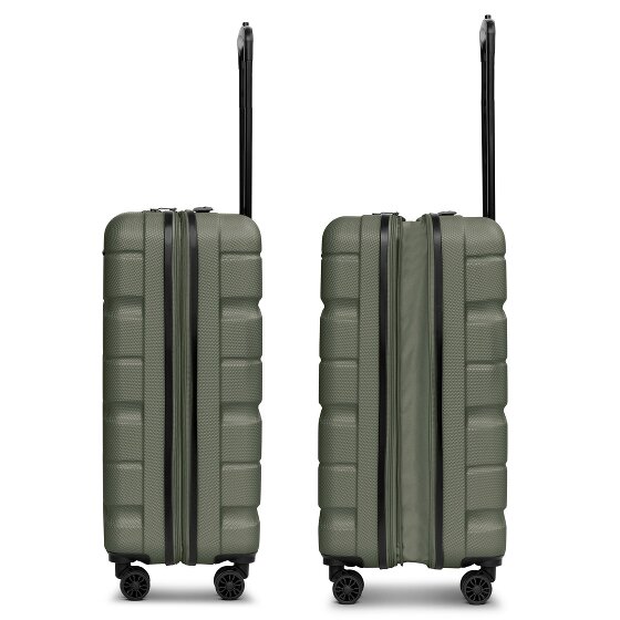 Franky Munich 4.0 4 roulettes Trolley de cabine S 53 cm avec soufflet d'extension