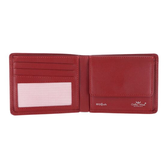 Golden Head Polo Porte-monnaie Protection RFID Cuir véritable 11 cm