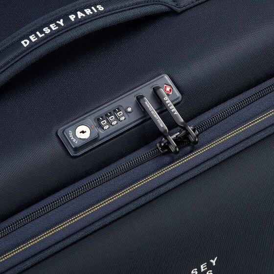 Delsey Paris Brochant 3 4 roulettes Trolley 78 cm avec soufflet d'extension