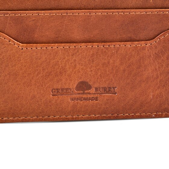 Greenburry Newport Étui pour cartes de crédit Protection RFID Cuir véritable 10.5 cm