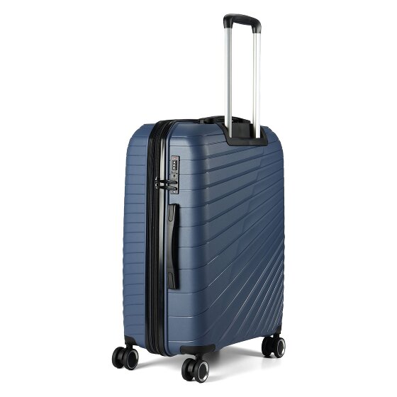 Benzi 5808 4 roulettes Set de valises 3 pièces avec soufflet d'extension
