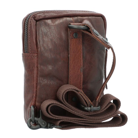 Spikes & Sparrow Sac à bandoulière Bronco en cuir 13 cm