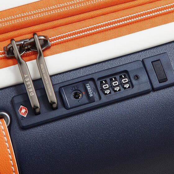 Delsey Paris Cadence 4 roulettes Trolley de cabine 55 cm avec soufflet d'extension