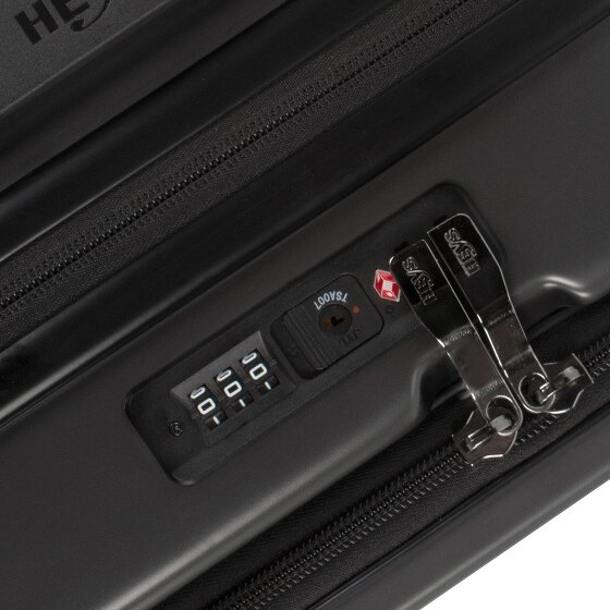 Heys Hatch 4 roulettes Trolley de cabine 53 cm Compartiment pour ordinateur portable avec soufflet d'extension