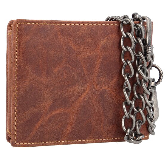 Greenburry Vintage Cafe-Racer Porte-monnaie RFID Cuir 12 cm