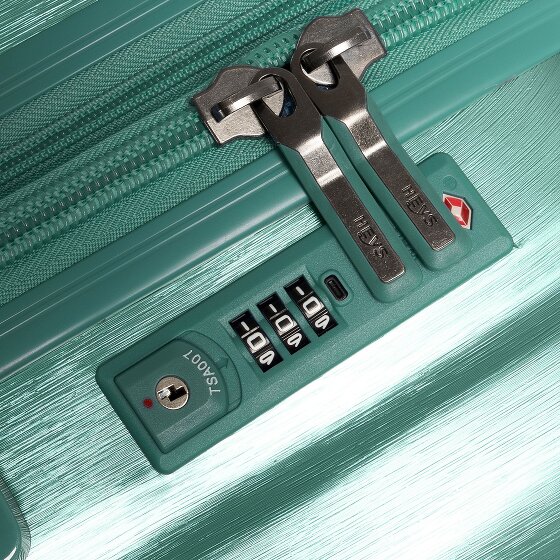 Heys Alumix 4 roulettes Trolley de cabine S 55 cm avec soufflet d'extension