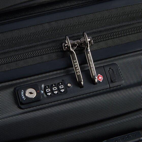 Delsey Paris Shadow 5.0 trolley cabine 4 roulettes 55 cm compartiment ordinateur portable avec soufflet d'extension
