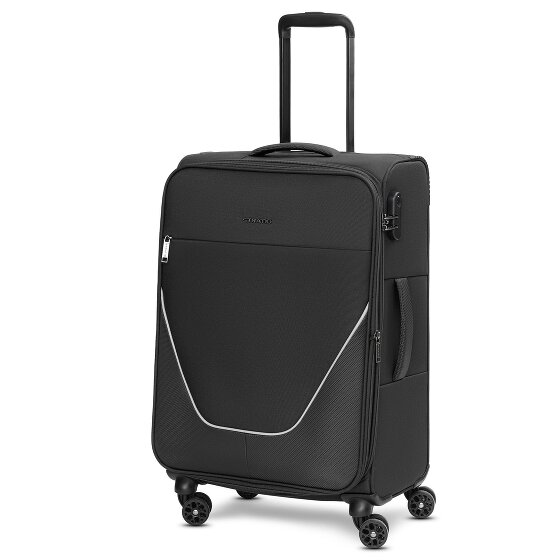 Stratic taska 4 roues trolley M 65 cm avec soufflet d'extension
