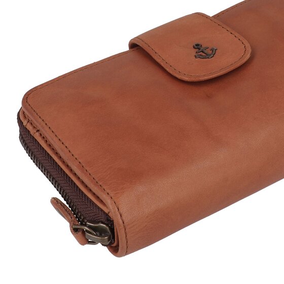Harbour 2nd Anchor Love Porte-monnaie Protection RFID Cuir véritable 19 cm