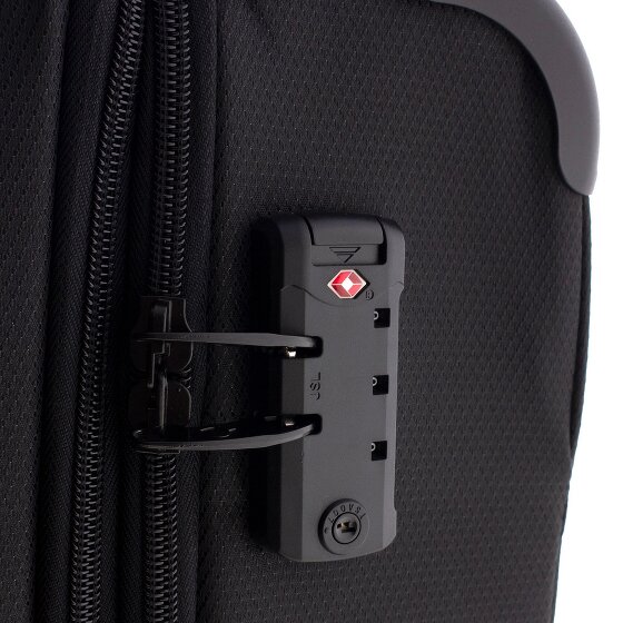 Gladiator 4700 4 roulettes Trolley de cabine 55 cm avec soufflet d'extension