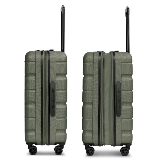 Franky Munich 4.0 Trolley 4 roues M 66 cm avec soufflet d'extension