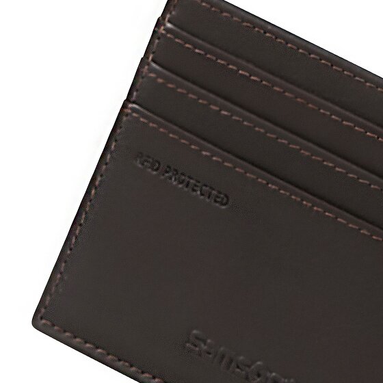 Samsonite Attack 3.0 Étui pour cartes de crédit Protection RFID Cuir véritable 10 cm