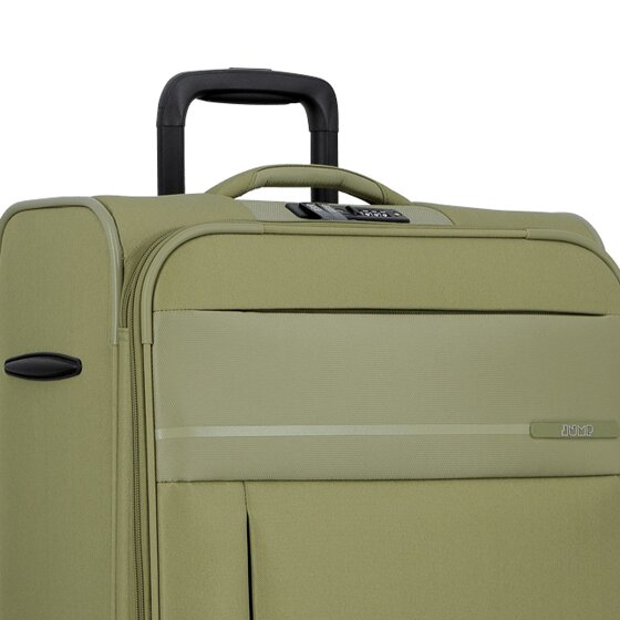 Jump Monthélys 4 roulettes Trolley 67 cm avec soufflet d'extension