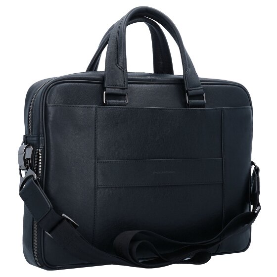 Piquadro Black Square Porte-documents en cuir 39 cm Compartiment pour ordinateur portable