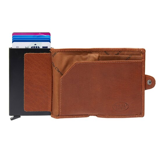 The Chesterfield Brand Albury Étui pour cartes de crédit Protection RFID Cuir véritable 7 cm