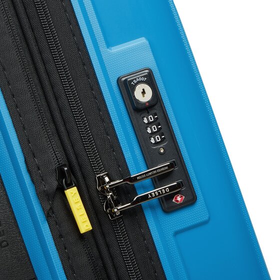 Delsey Paris Lutece Se 4 roulettes Trolley de cabine 55 cm avec soufflet d'extension