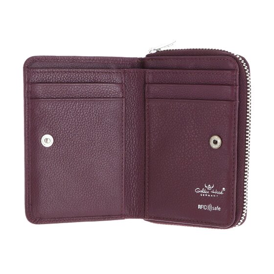 Golden Head Madrid Porte-monnaie Protection RFID Cuir véritable 11.5 cm