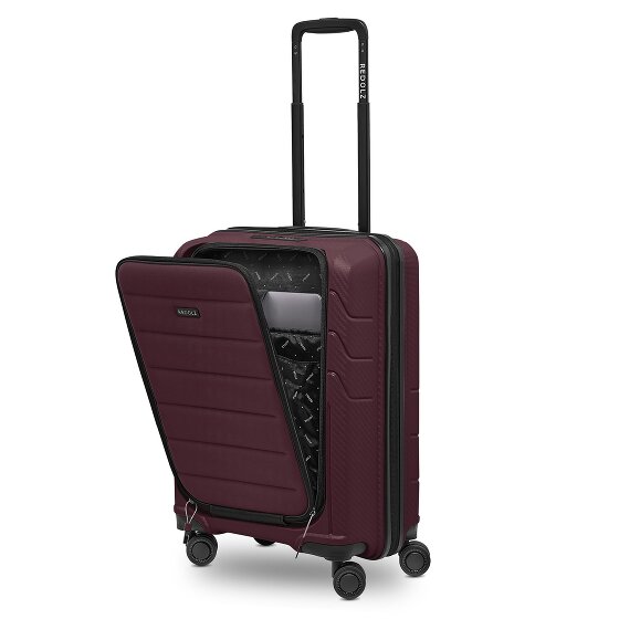 Redolz Essentials 17 : valise cabine à 4 roues, 55 cm, avec compartiment souple pour ordinateur portable