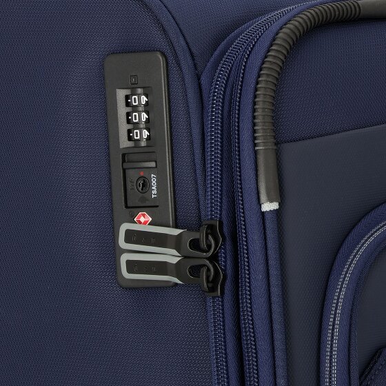 d&n Travel Line 9504 4 roulettes Trolley M 67 cm avec soufflet d'extension