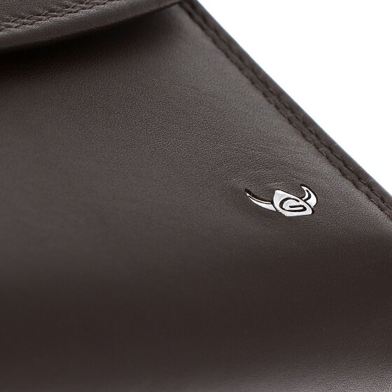 Golden Head Polo Porte-monnaie Protection RFID Cuir véritable 12 cm