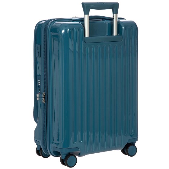 Bric's Positano 4 roulettes Trolley de cabine 55 cm avec soufflet d'extension