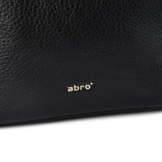 abro Ebony Sac à bandoulière Cuir véritable 30 cm