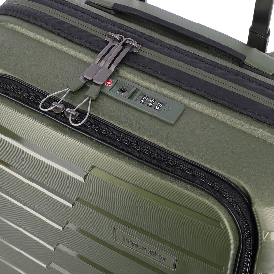 Travelite Air Base 4 roulettes Trolley de cabine 55 cm Compartiment pour ordinateur portable