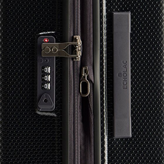 Echolac Logic Pro 4 roulettes Set de valises 3 pièces avec soufflet d'extension