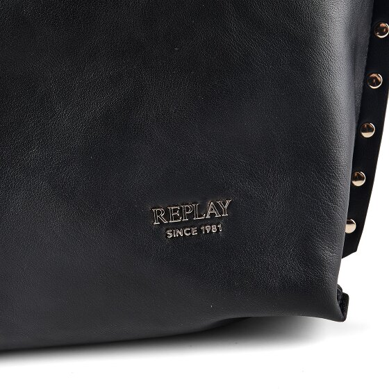 Replay Sac de shopper Cuir véritable 40 cm