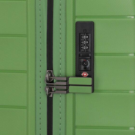 Travelite Mooby 4 roulettes Set de valises 3 pièces avec soufflet d'extension