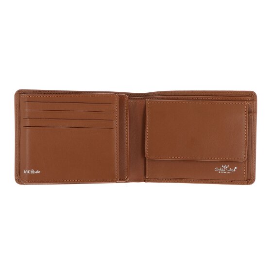Golden Head Polo Porte-monnaie Protection RFID Cuir véritable 12.5 cm
