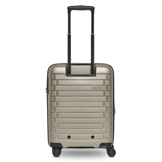 Pactastic Collection 04 THE CABIN + 4 roulettes Trolley de cabine S 55 cm avec soufflet d'extension