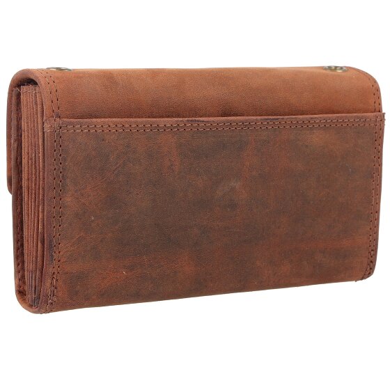 Greenland Nature Montenegro Porte-monnaie serveur Porte-monnaie RFID en cuir 16,5 cm
