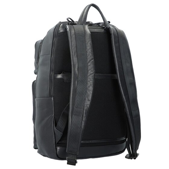 Piquadro Harper sac à dos en cuir 48 cm compartiment pour ordinateur portable