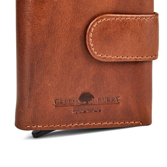 Greenburry Newport Porte-monnaie Protection RFID Cuir véritable 9.5 cm