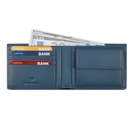 Roncato Detroit Porte-monnaie Protection RFID Cuir 12 cm