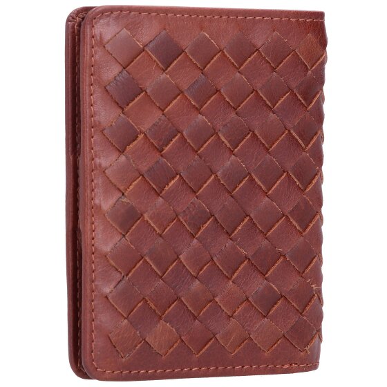 mano Don Luca porte-cartes de crédit en cuir 8 cm