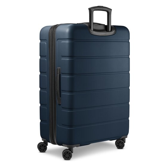 Saxoline Miami 4 roulettes Trolley L 75 cm avec soufflet d'extension