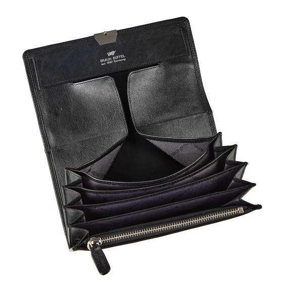 Braun Büffel Golf 3.0 Porte-monnaie Protection RFID Cuir 17 cm