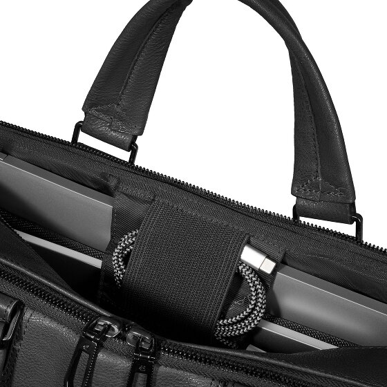 Piquadro Cronus Porte-documents Cuir 40 cm Compartiment pour ordinateur portable